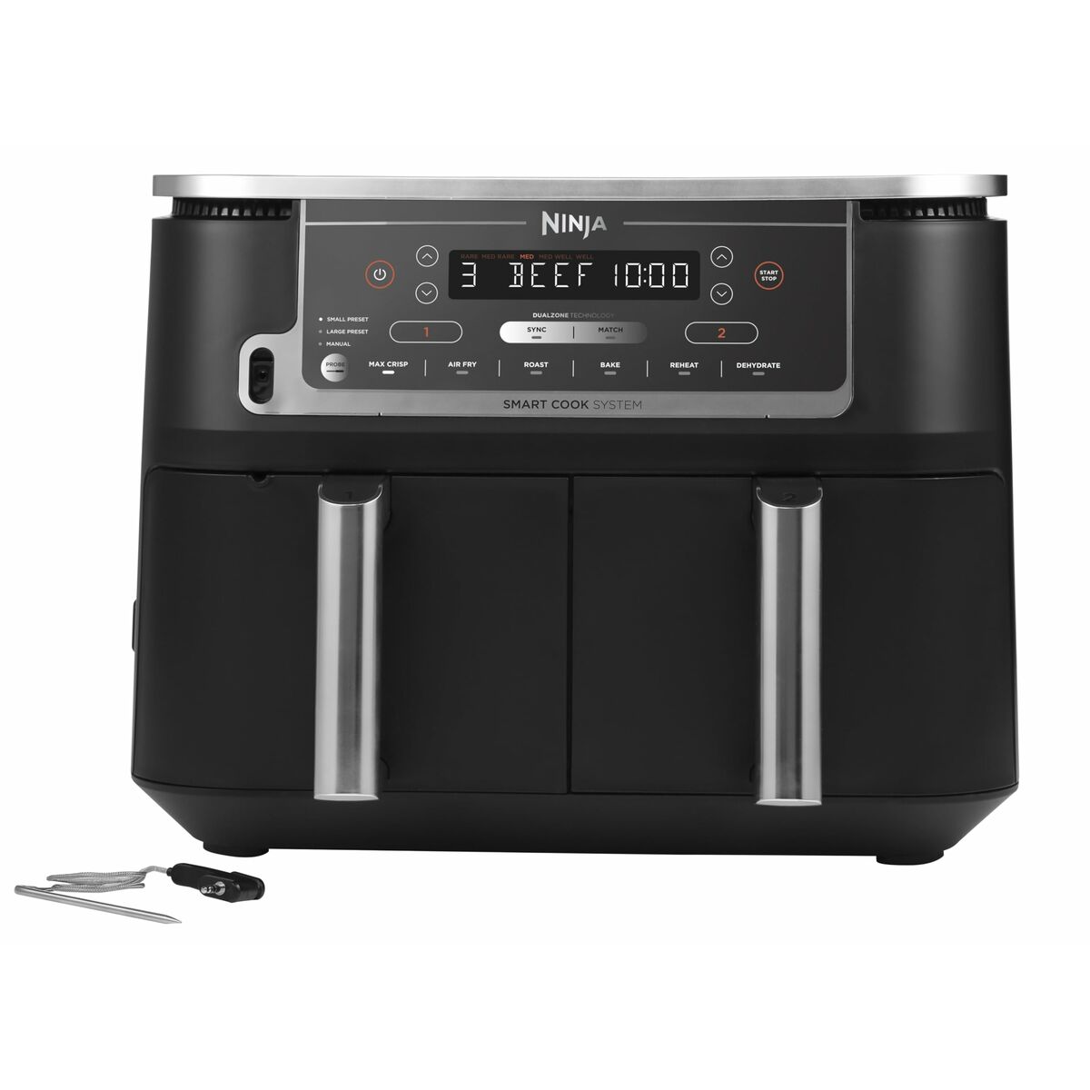Heißluftfritteuse NINJA AF451EU Schwarz 9,5 L