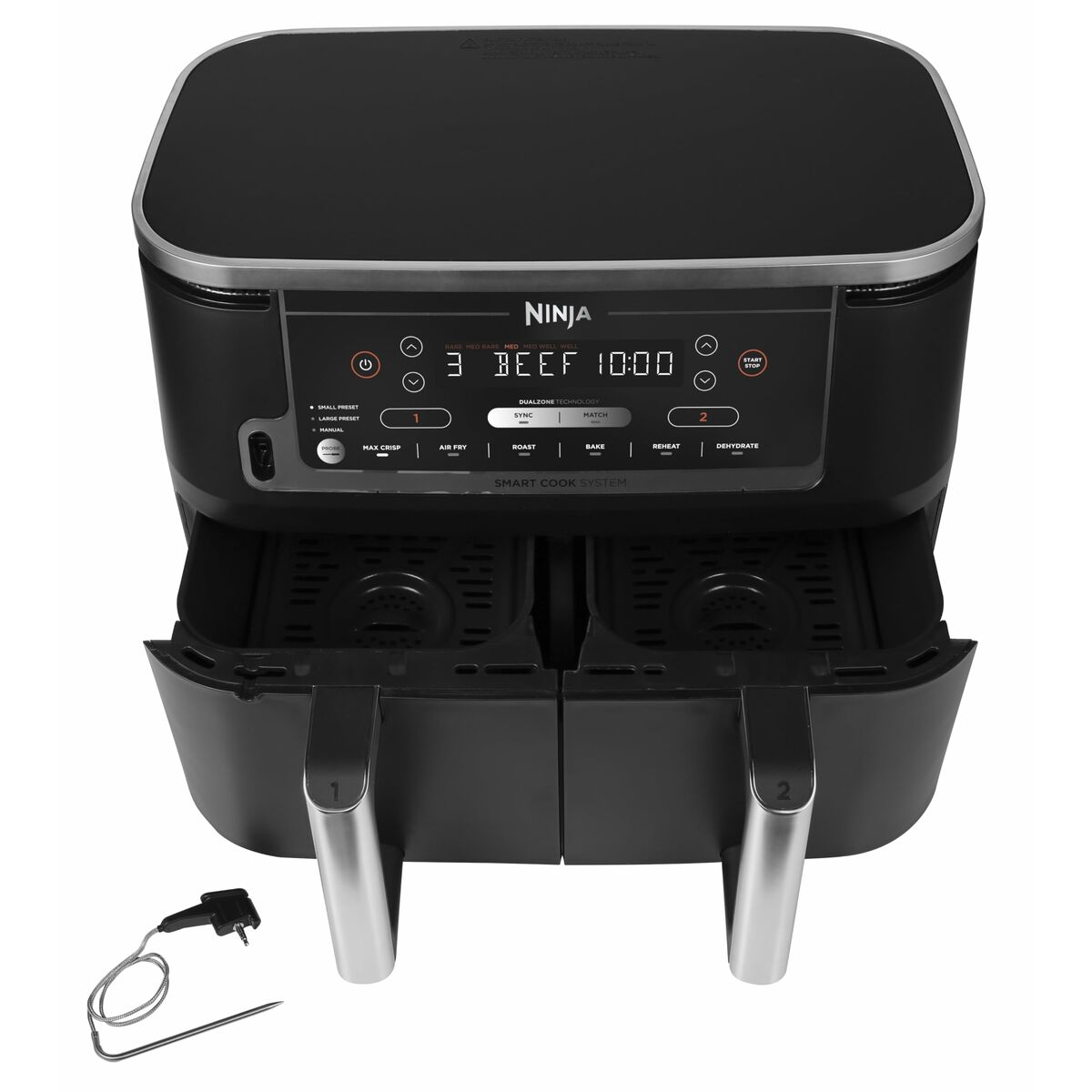 Heißluftfritteuse NINJA AF451EU Schwarz 9,5 L