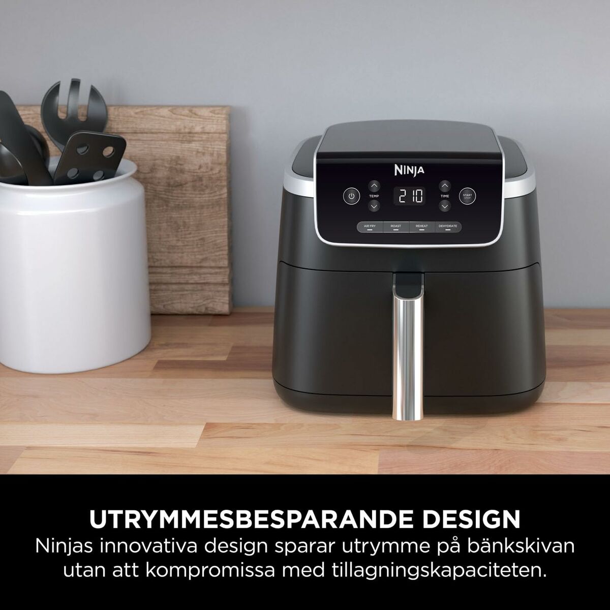 Heißluftfritteuse NINJA AF140EU Schwarz 1750 W 4,7 L