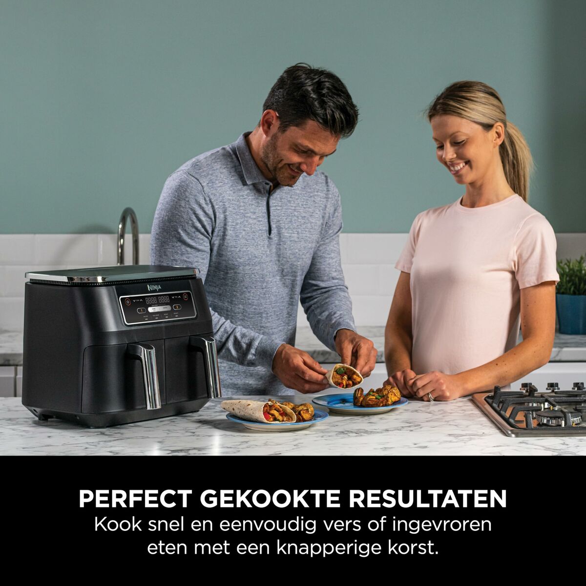 Heißluftfritteuse NINJA AF200EU Schwarz 2400 W 1,6 L 7,6 L