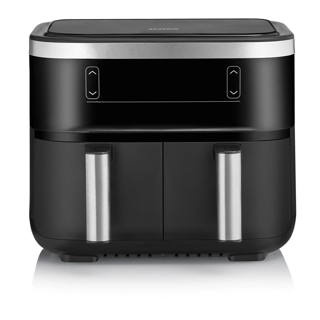 Heißluftfritteuse Severin FR 2453 Schwarz Silberfarben 2850 W