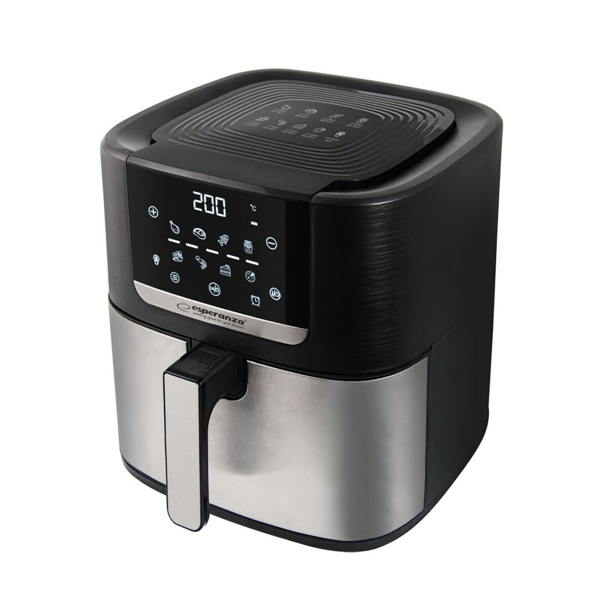 Heißluftfritteuse Esperanza EKA004 Schwarz 1700 W 8 L