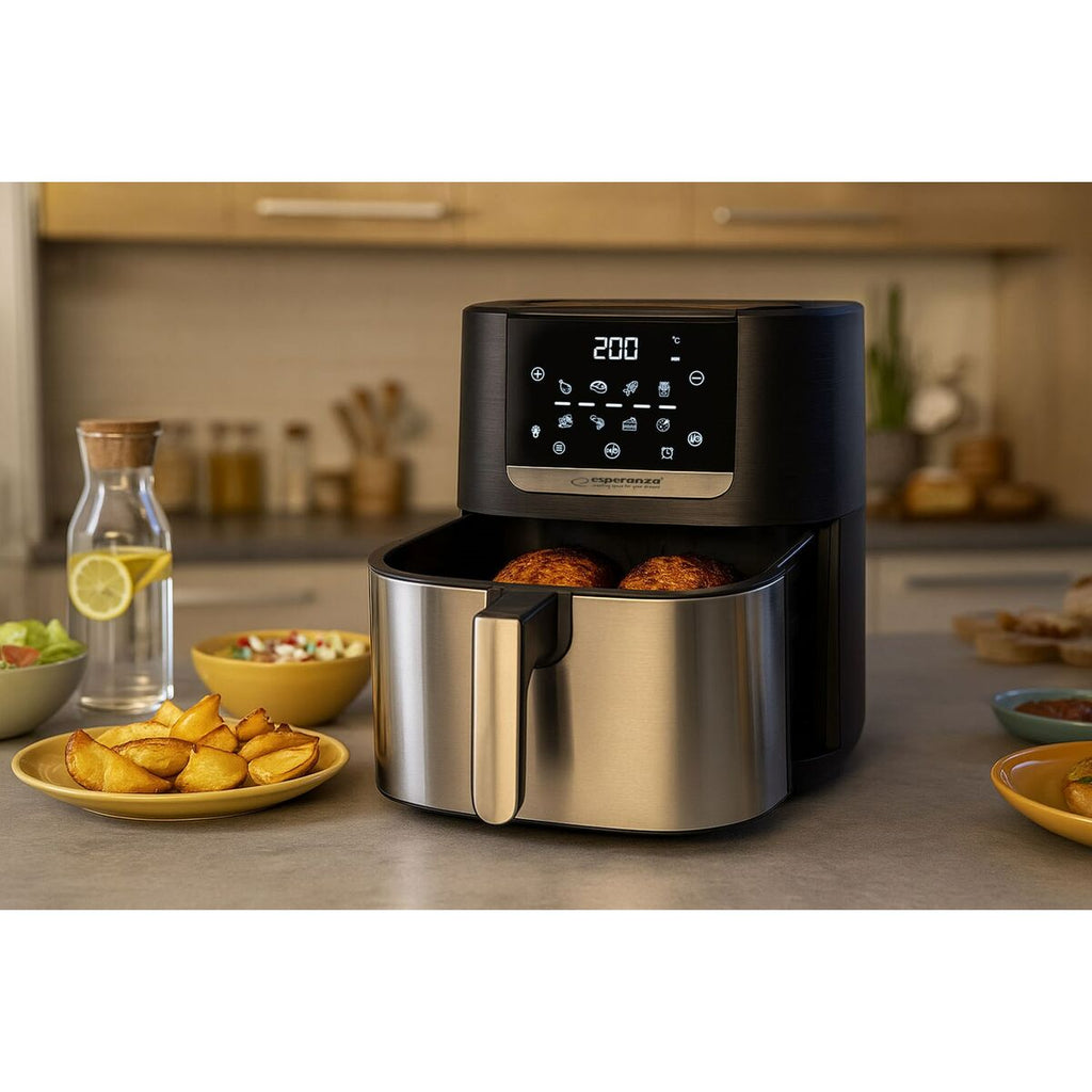 Heißluftfritteuse Esperanza EKA004 Schwarz 1700 W 8 L