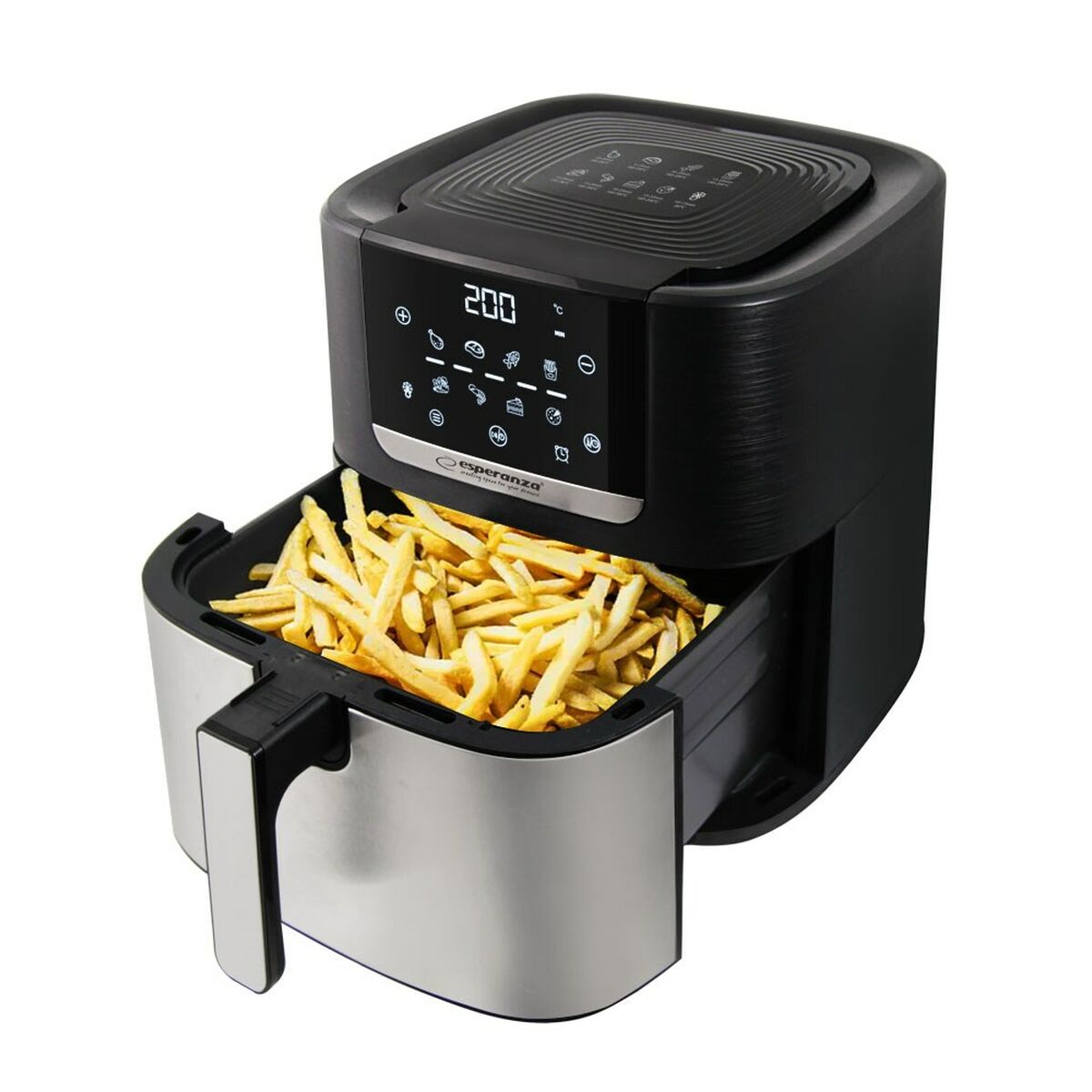 Heißluftfritteuse Esperanza EKA004 Schwarz 1700 W 8 L