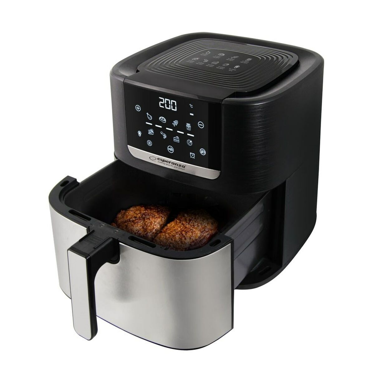Heißluftfritteuse Esperanza EKA004 Schwarz 1700 W 8 L
