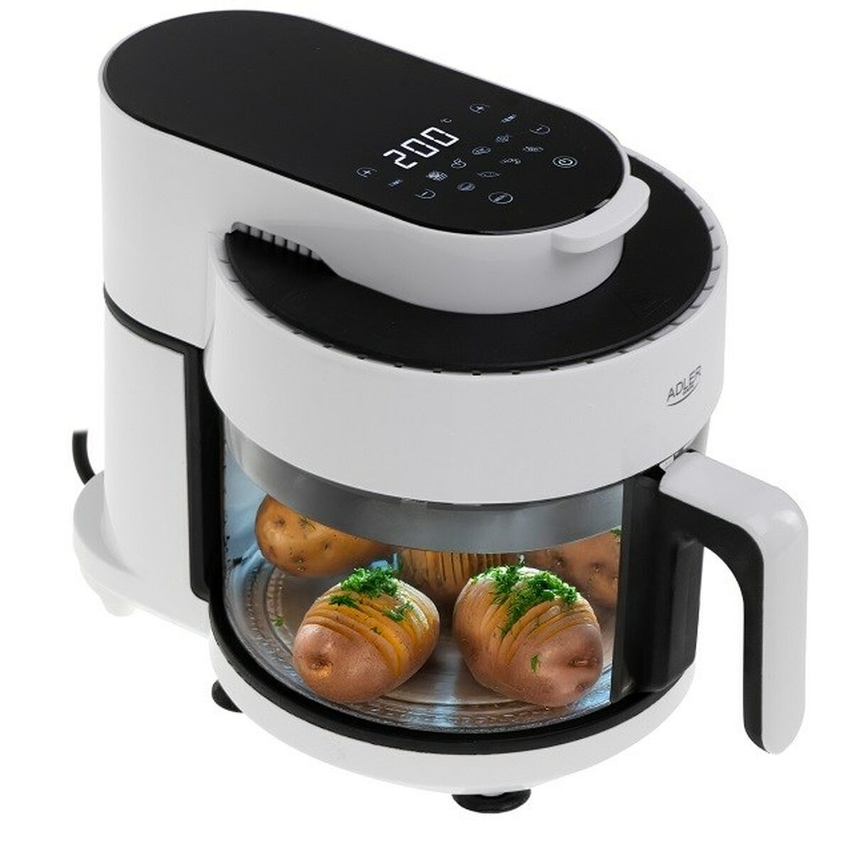 Heißluftfritteuse Adler AD 6316 Weiß Schwarz 1200 W 3 L