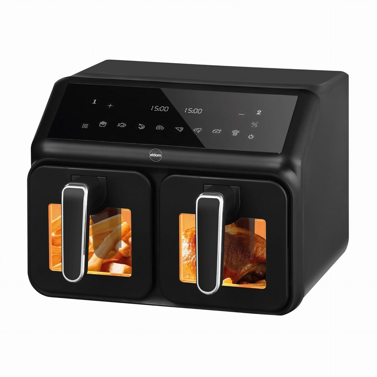 Heißluftfritteuse Eldom FR210 dualcrisp 8 L