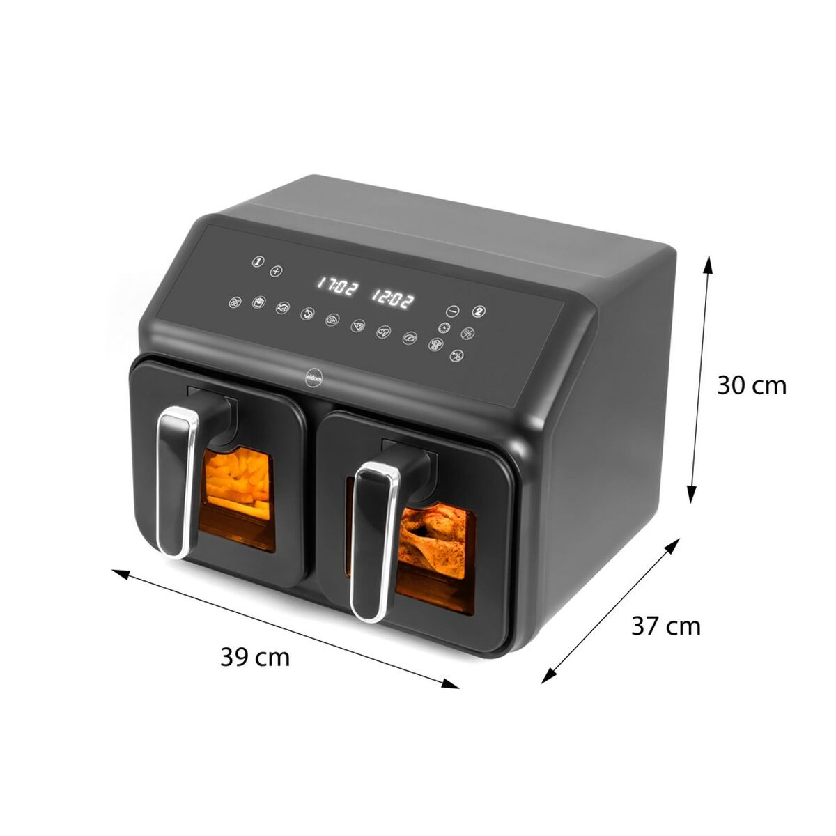Heißluftfritteuse Eldom FR210 dualcrisp 8 L