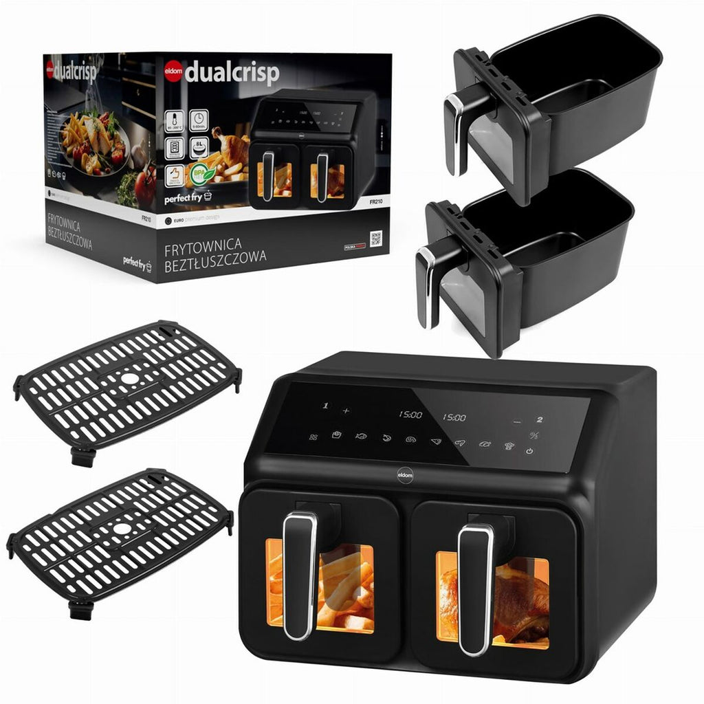 Heißluftfritteuse Eldom FR210 dualcrisp 8 L