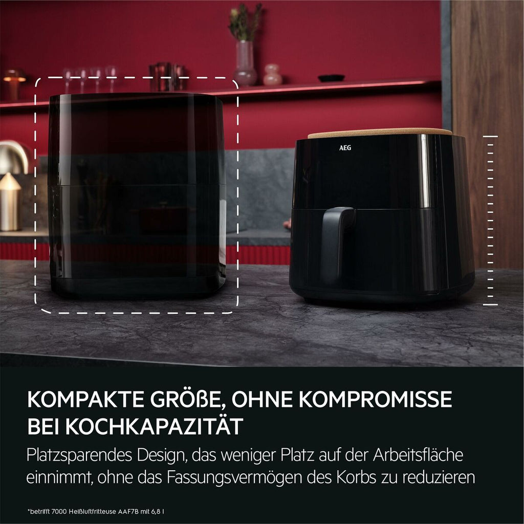 Heißluftfritteuse AEG AAF7B Schwarz 1800 W 6,8 L 2,3 kg