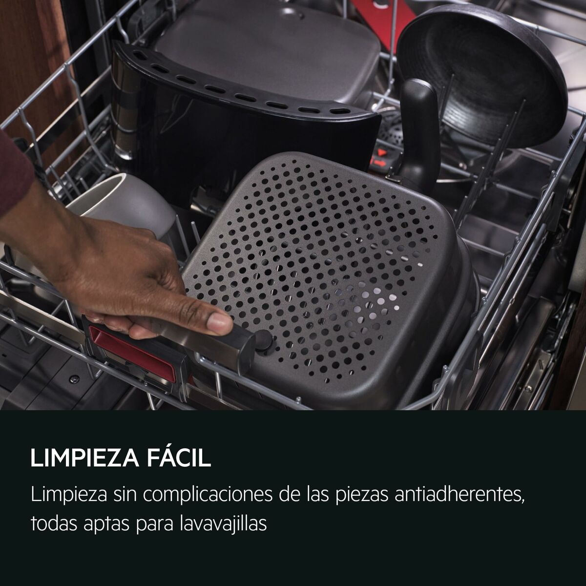 Heißluftfritteuse AEG AAF7B Schwarz 1800 W 6,8 L 2,3 kg