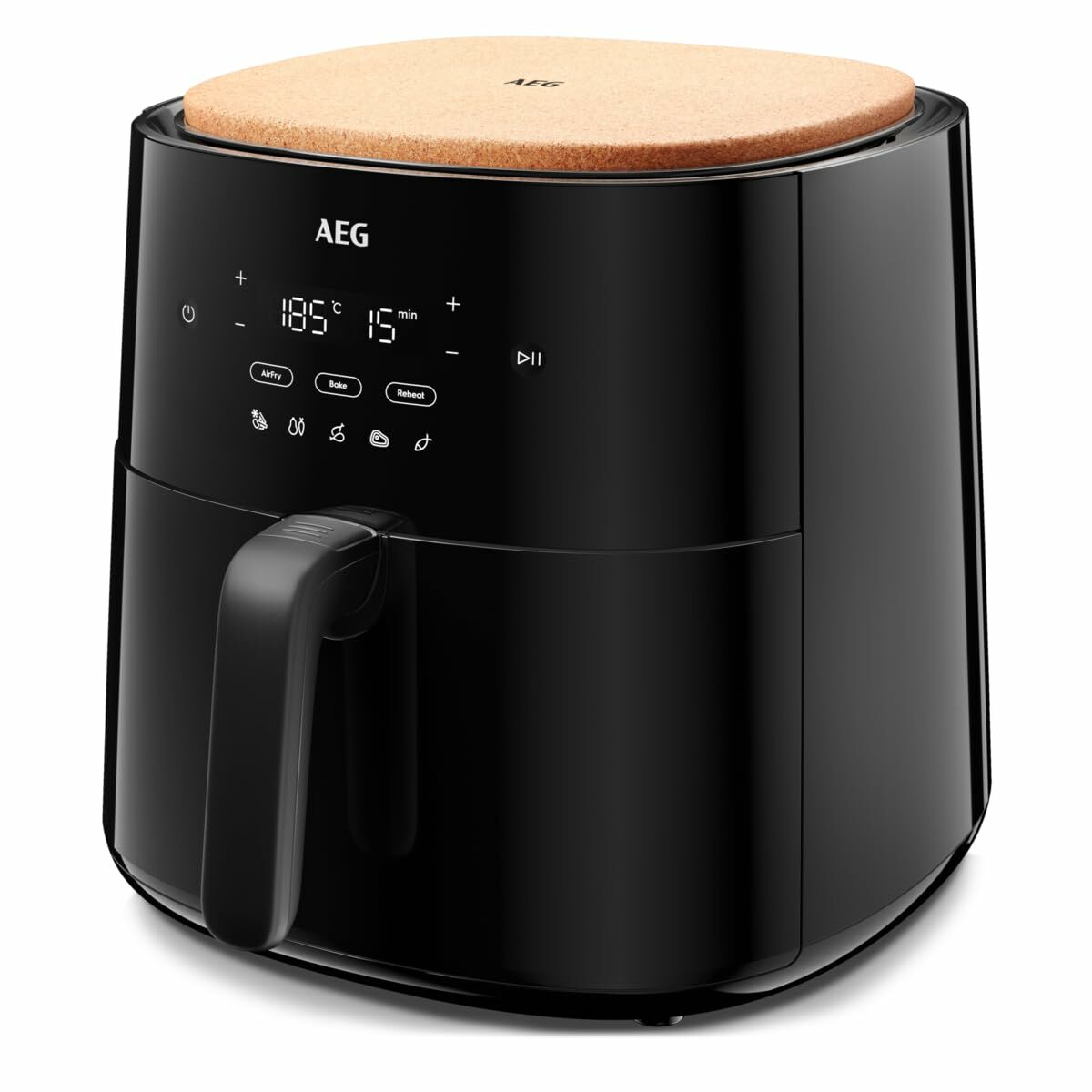 Heißluftfritteuse AEG AAF7B Schwarz 1800 W 6,8 L 2,3 kg