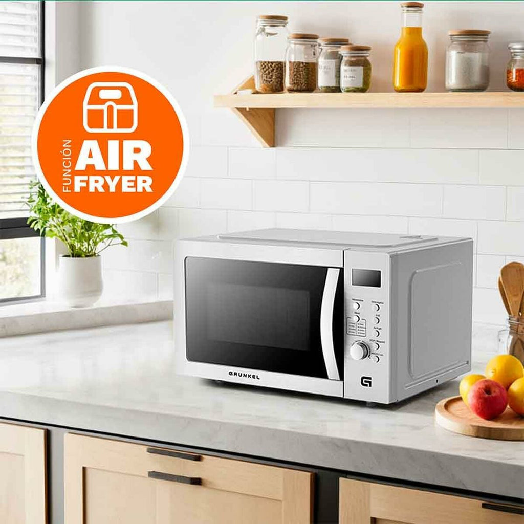Heißluftfritteuse Grunkel Silberfarben 2200 W