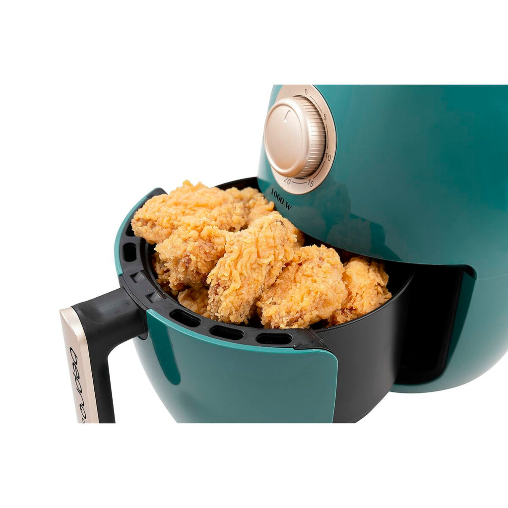 Fritteuse Bepro grün 1000 W 20 x 20 x 26 cm 4 Kg 2 L