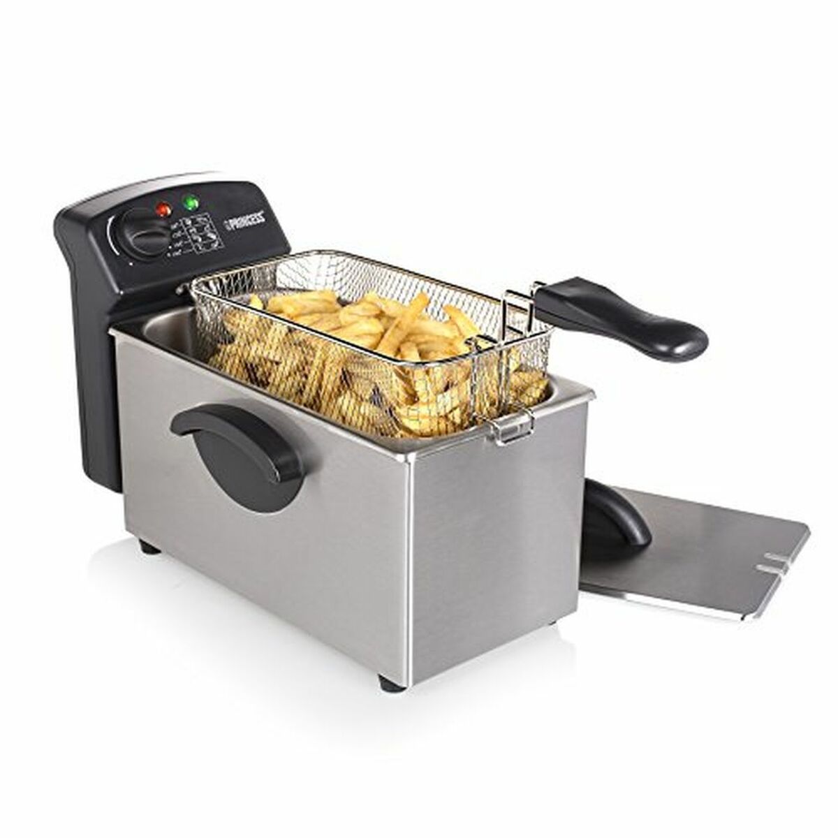 Fritteuse Princess 01.182626.01.050 2000 W 3 L Schwarz Silberfarben Stahl