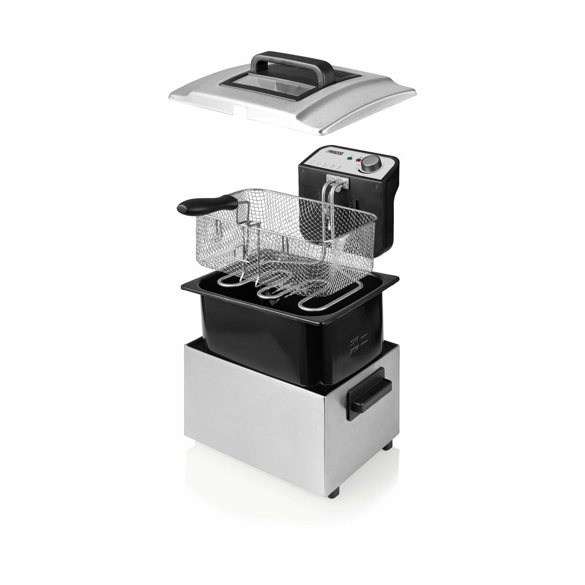 Fritteuse Princess 01.184090.01.001 5 L Silberfarben
