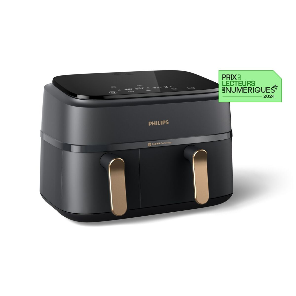 Heißluftfritteuse Philips NA352/00 Grau Kupfer 9 L