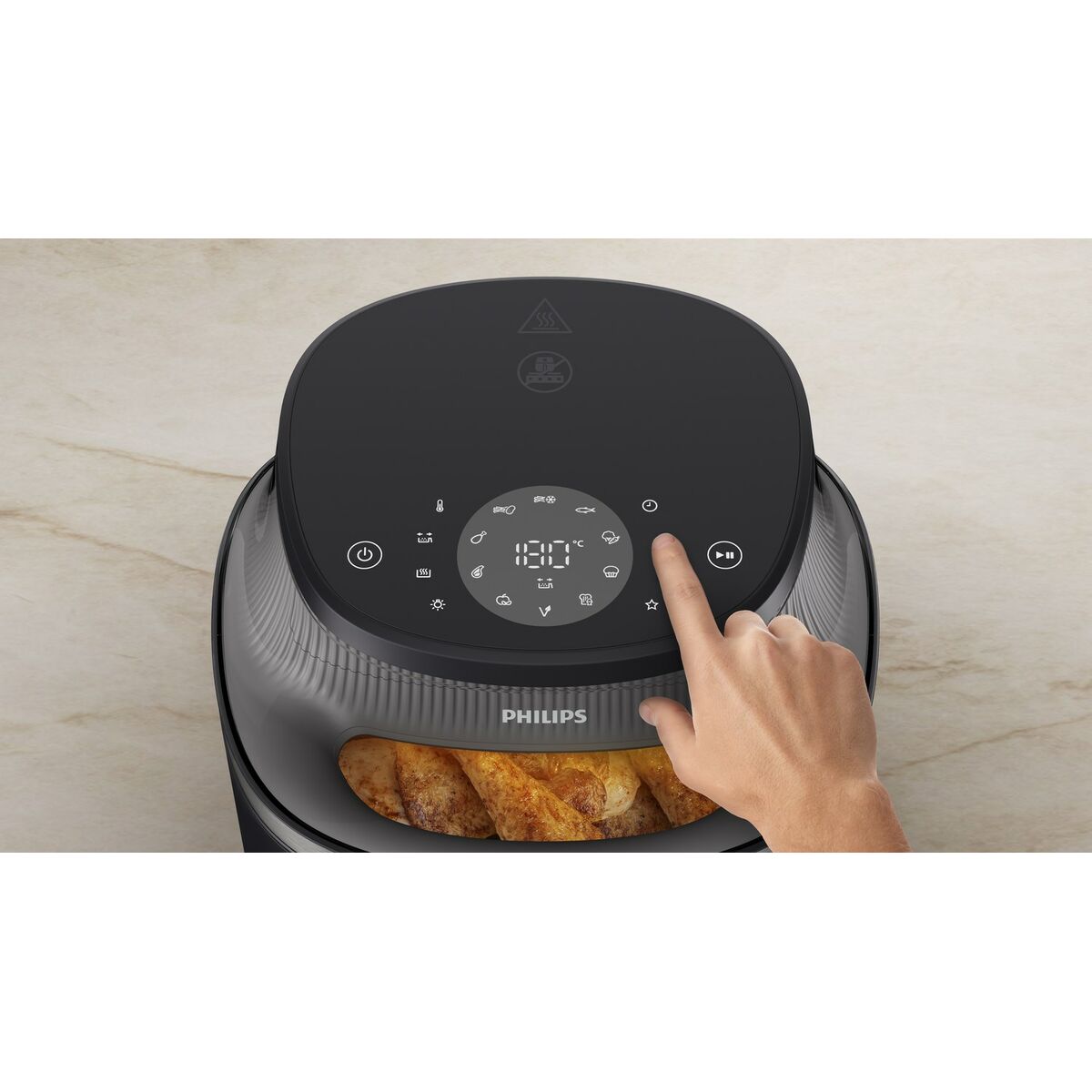 Heißluftfritteuse Philips NA332/00 Schwarz 1700 W 6,2 L