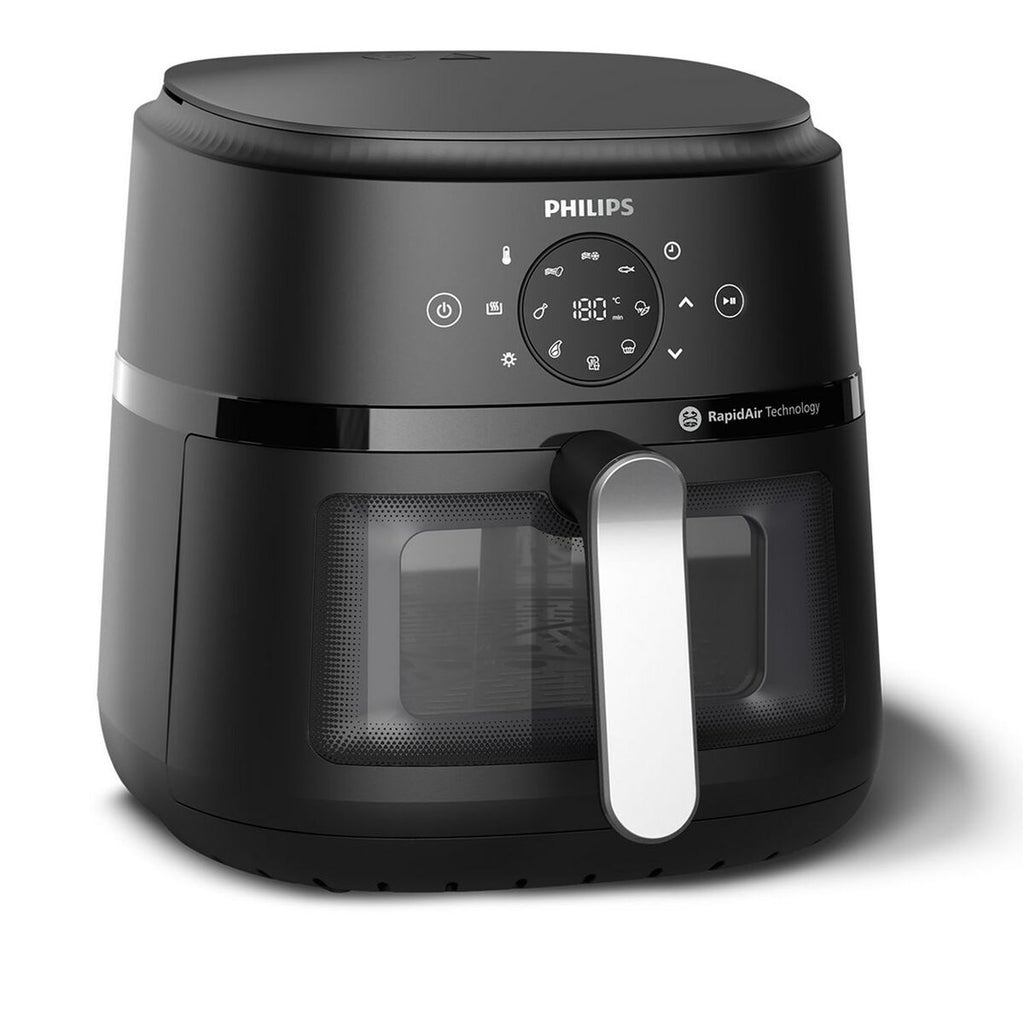 Heißluftfritteuse Philips HD9270/90 Schwarz Silberfarben 1700 W 6,2 L