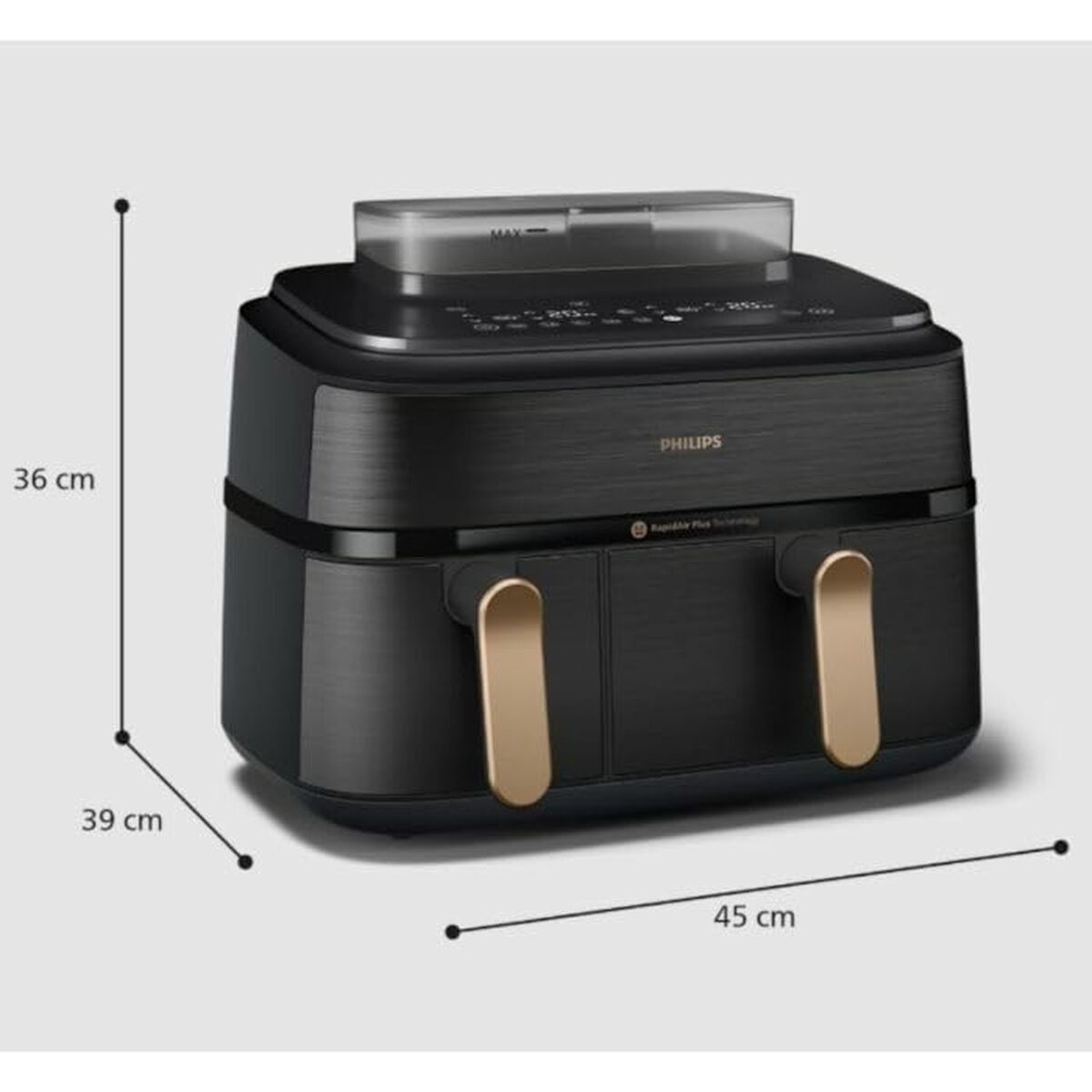 Heißluftfritteuse Philips NA552/00 Schwarz 2750 W 9 L 1,4 Kg