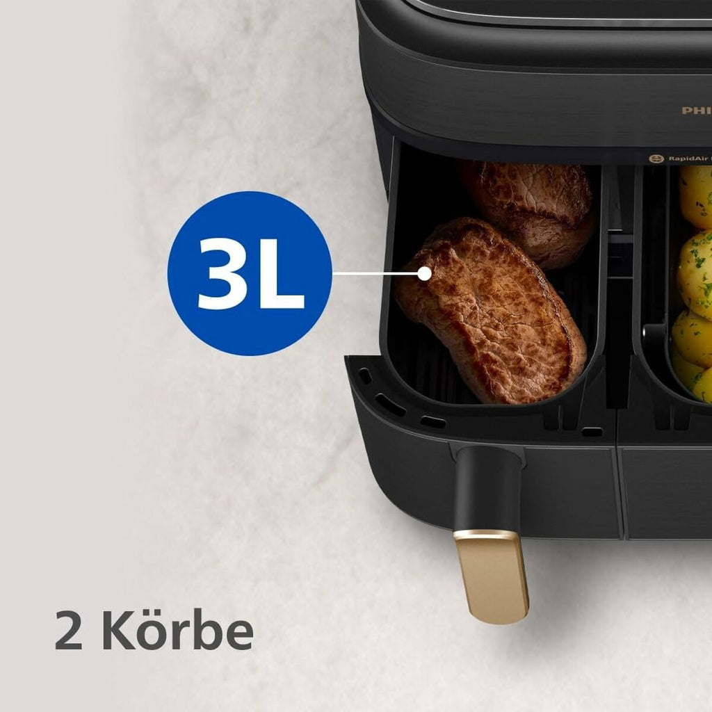 Heißluftfritteuse Philips NA552/00 Schwarz 2750 W 9 L 1,4 Kg