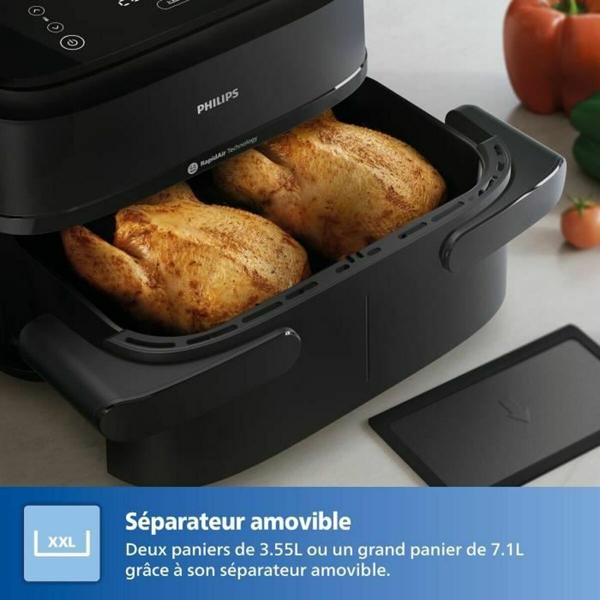 Heißluftfritteuse Philips NA150/00 Schwarz 7 L