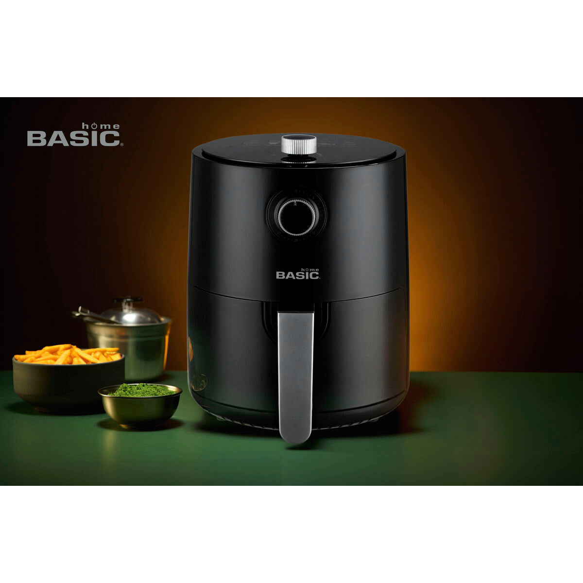 Heißluftfritteuse Basic Home Schwarz 1200 W 2,3 L