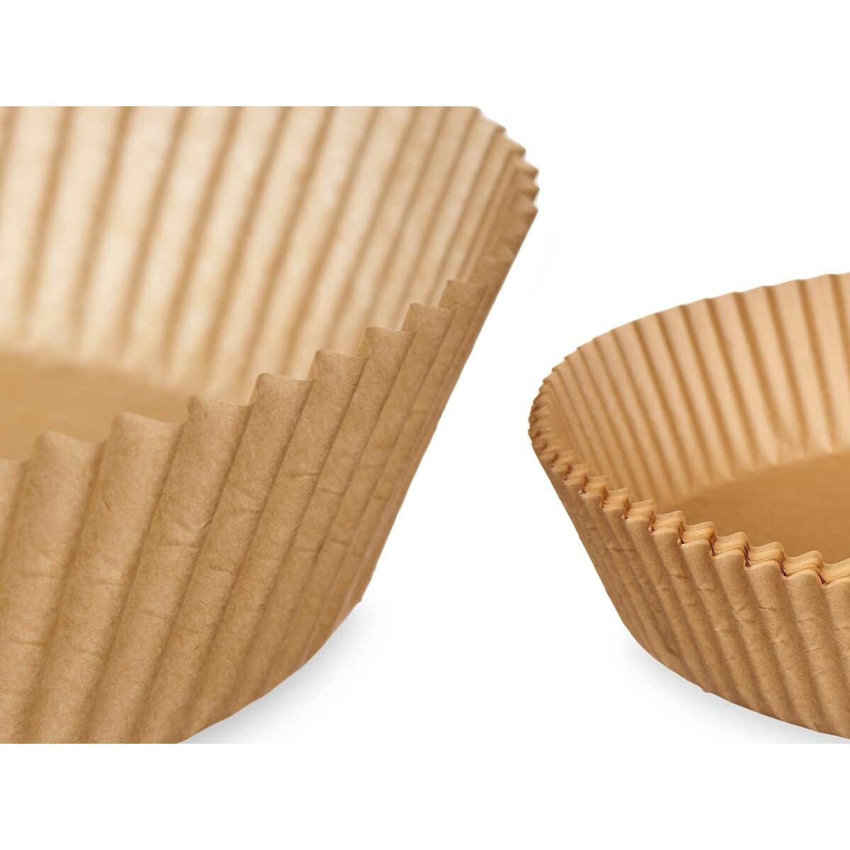 Papier für Heißluftfritteuse Kinvara 23HD062104 23,5 x 23,5 x 4 cm Satz rund 20 Stücke (24 Stück)